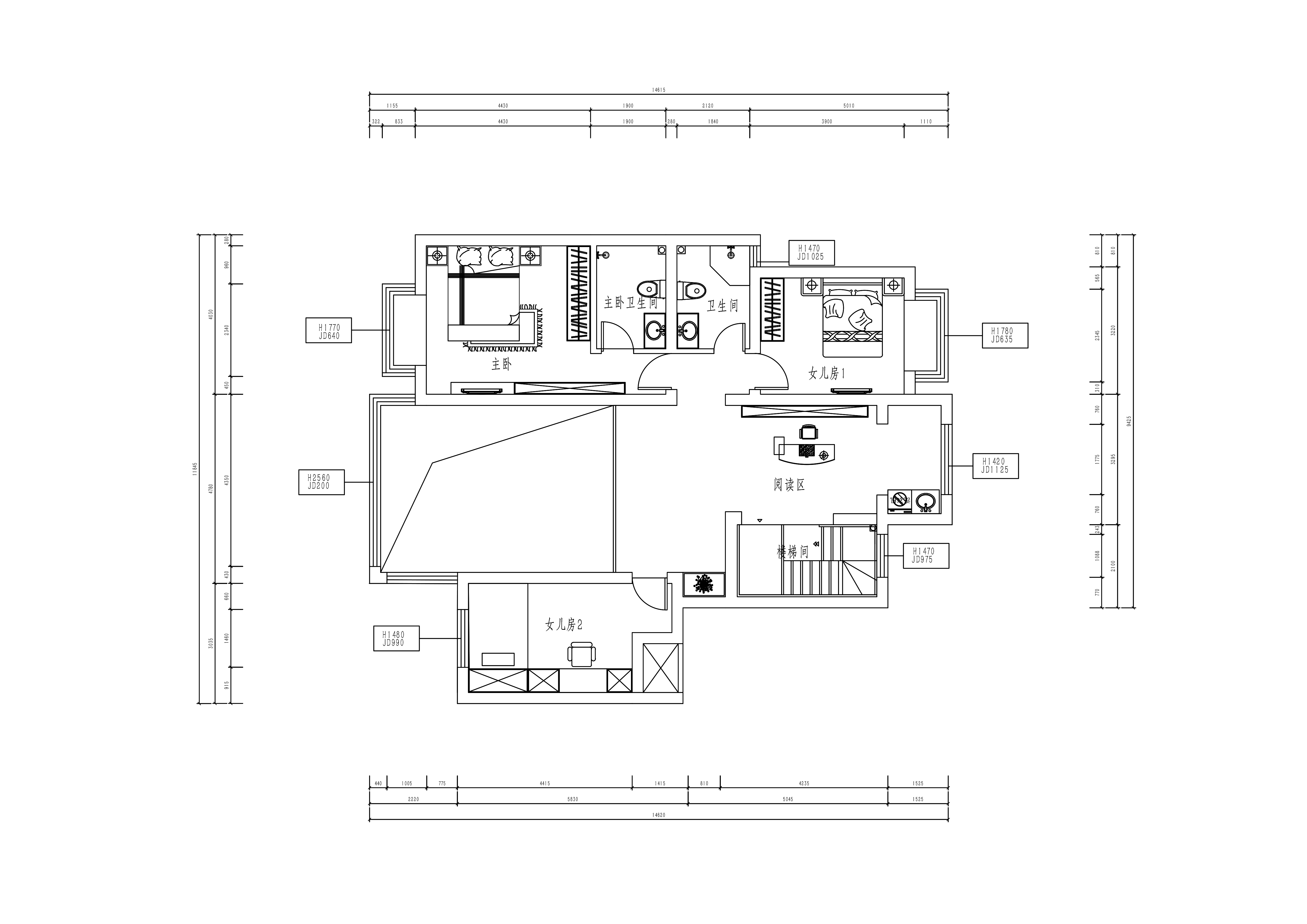 翰林苑-220平米-新中式风格-装修效果图装修设计理念