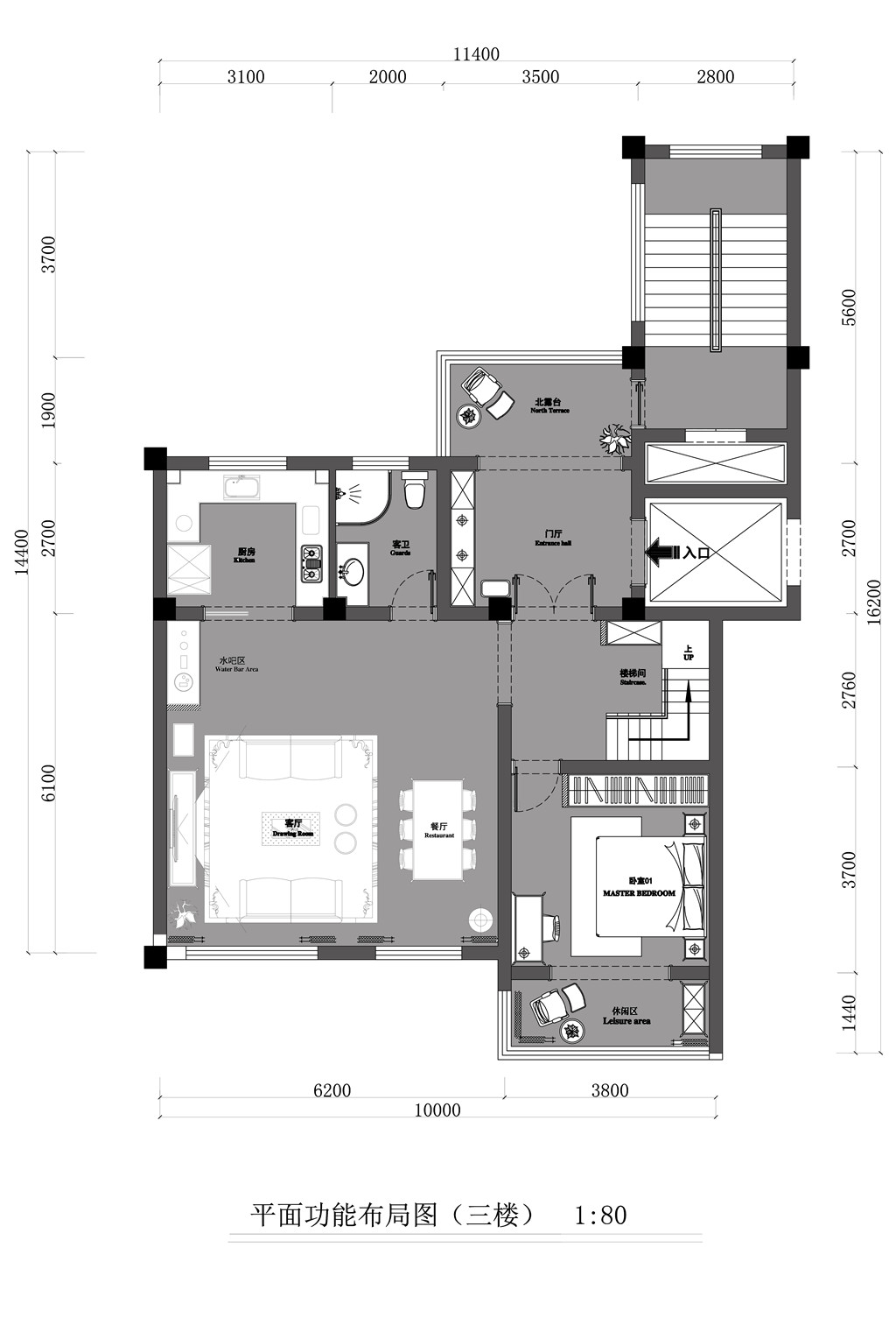 亲和家源-跃层240m²-现代轻奢美式风格案例赏析装修设计理念