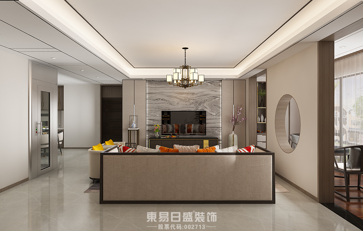 奥正诚园-四居室140平米-新中式风格赏析装修设计理念