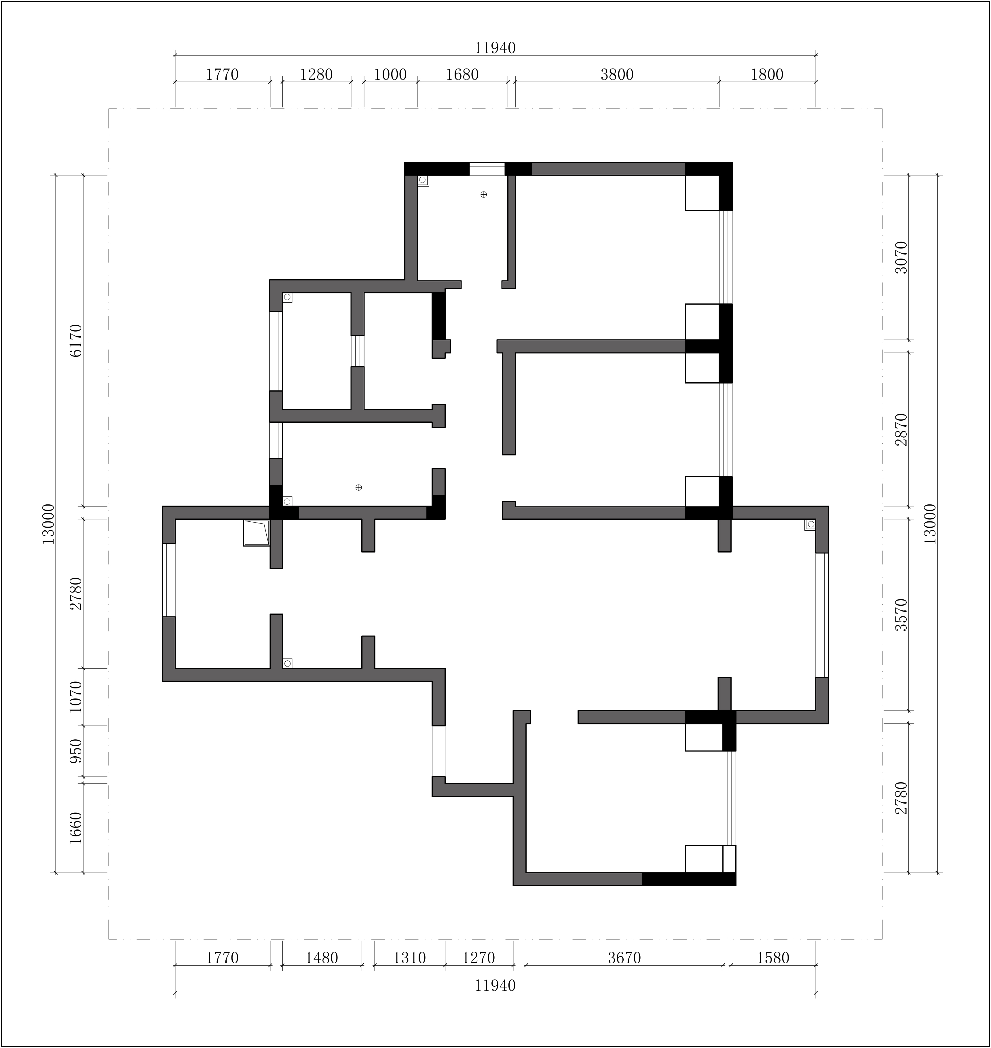 香格里拉七期-139平米-现代轻奢风格装修设计理念