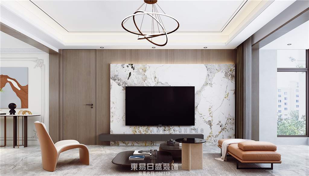 灏园-150平米四居室-现代风格案例赏析装修设计理念