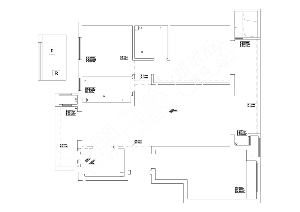 白鹭金岸-塞纳阳光-135平米三居室-现代风格案例赏析装修设计理念
